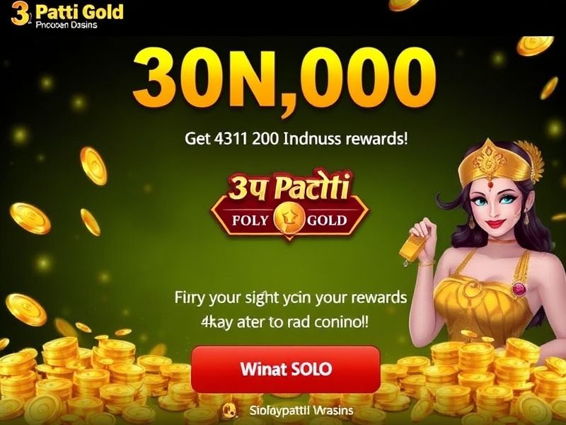 Download 3 Patti Gold and experience the ultimate Teen Patti game with stunning graphics, multiplayer modes, and exciting rewards.