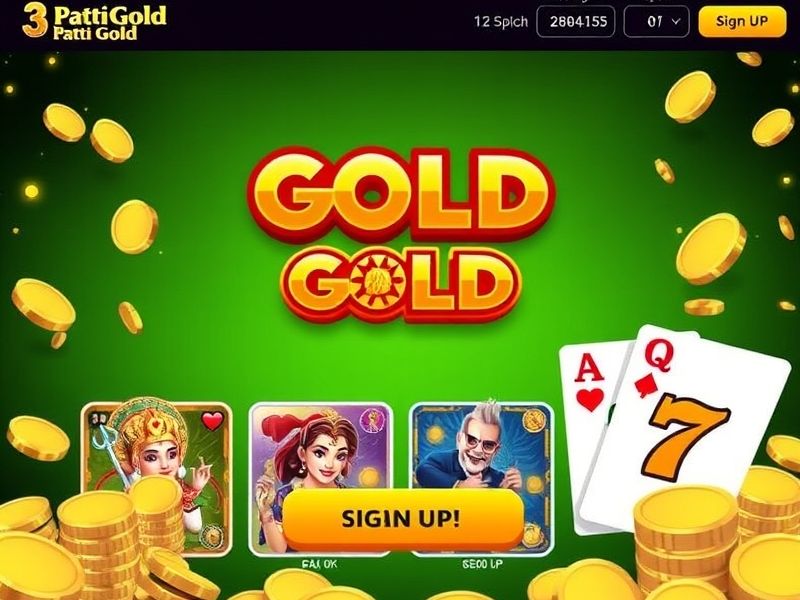 Download 3 Patti Gold and experience the ultimate Teen Patti game with stunning graphics, multiplayer modes, and exciting rewards.